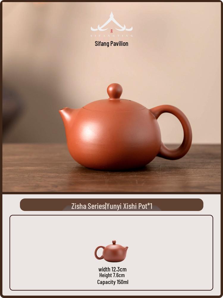 Zini Purple Clay Teapot: Handmade High-End Chinese Ceramic Gongfu Tea Brewing Pot