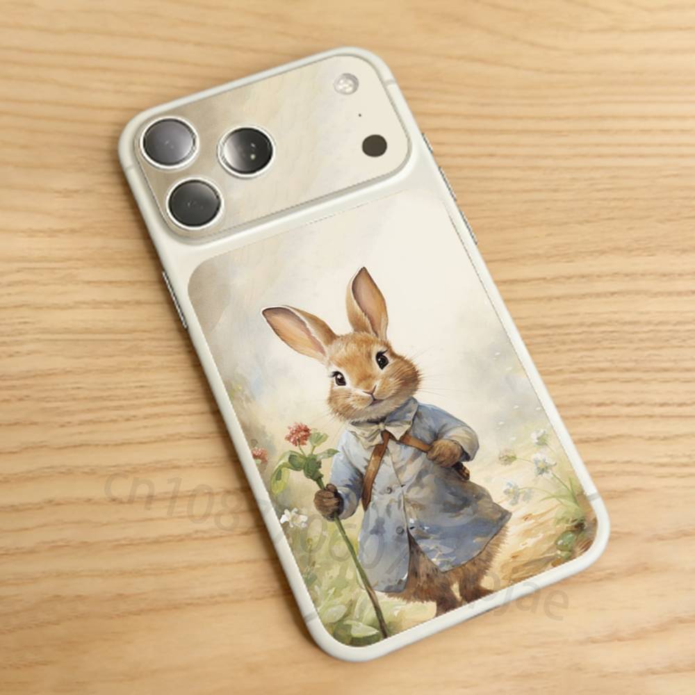 

Cute P-Peter Rabbit For iPhone 17pro/pro Max Full body Back Cover Decal Skin Colorful Rear Protective Sticker Film iPhone17promax