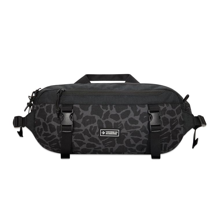 

New Converse Polyester Crossbody Handbags Regular Unisex Black 10022102-A01 36.6*7.1*17.5CM