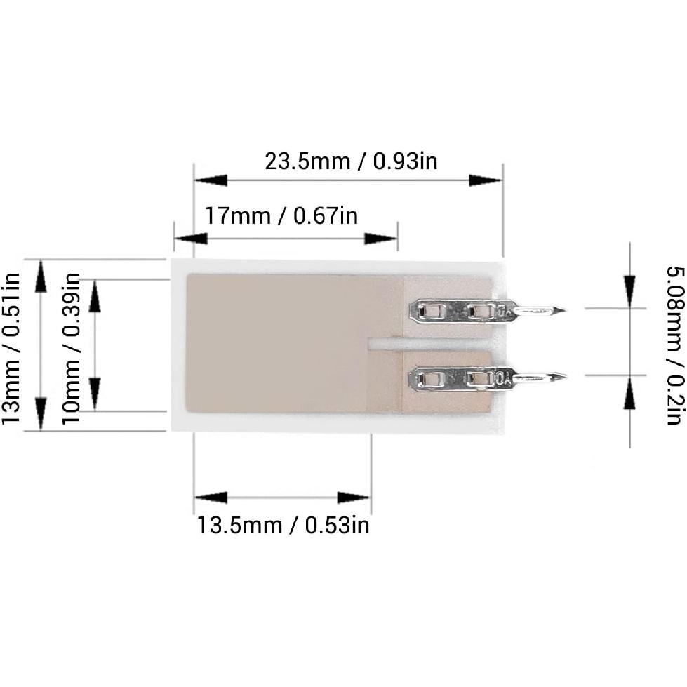 Hilitand Flexible Piezoelectric Film Sensor, High Sensitive Polymer PVDF Piezoelectric Sensor, Motion Detectors