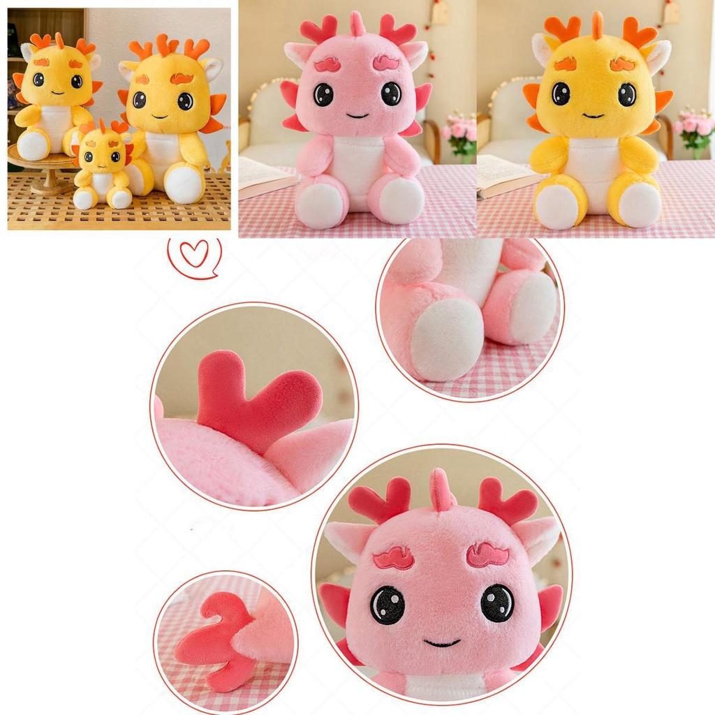 Cute Dragon Plush Toy For Girls Soft And Cuddly Stuffed Animal For Bedtime Companionship Heartwarming Birthday Gift 22cm)