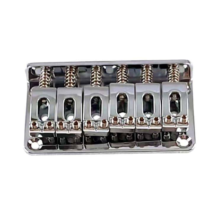 6 String Guitar Bridge Roller Tailpiece Hardtail Cigar Box with Mounting Screws