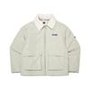 Kodak Essential Fleece Collared Padded Jacket Beige
