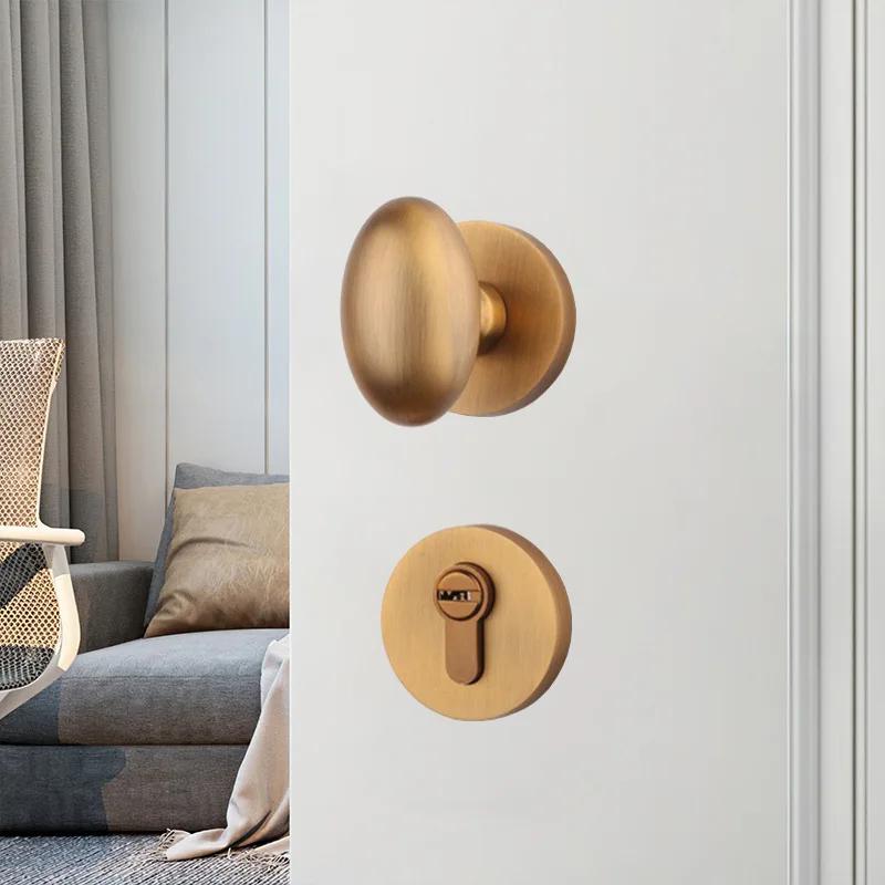 Zinc Alloy Spherical Lock Door Locks Mute Lock Security Split Locks Door Hardware Door Handle Hardware Accessories
