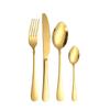 Stainless Steel Cutlery Set, Western-style Steak Knife, Fork, and Dessert Spoon Set (24-piece Set)