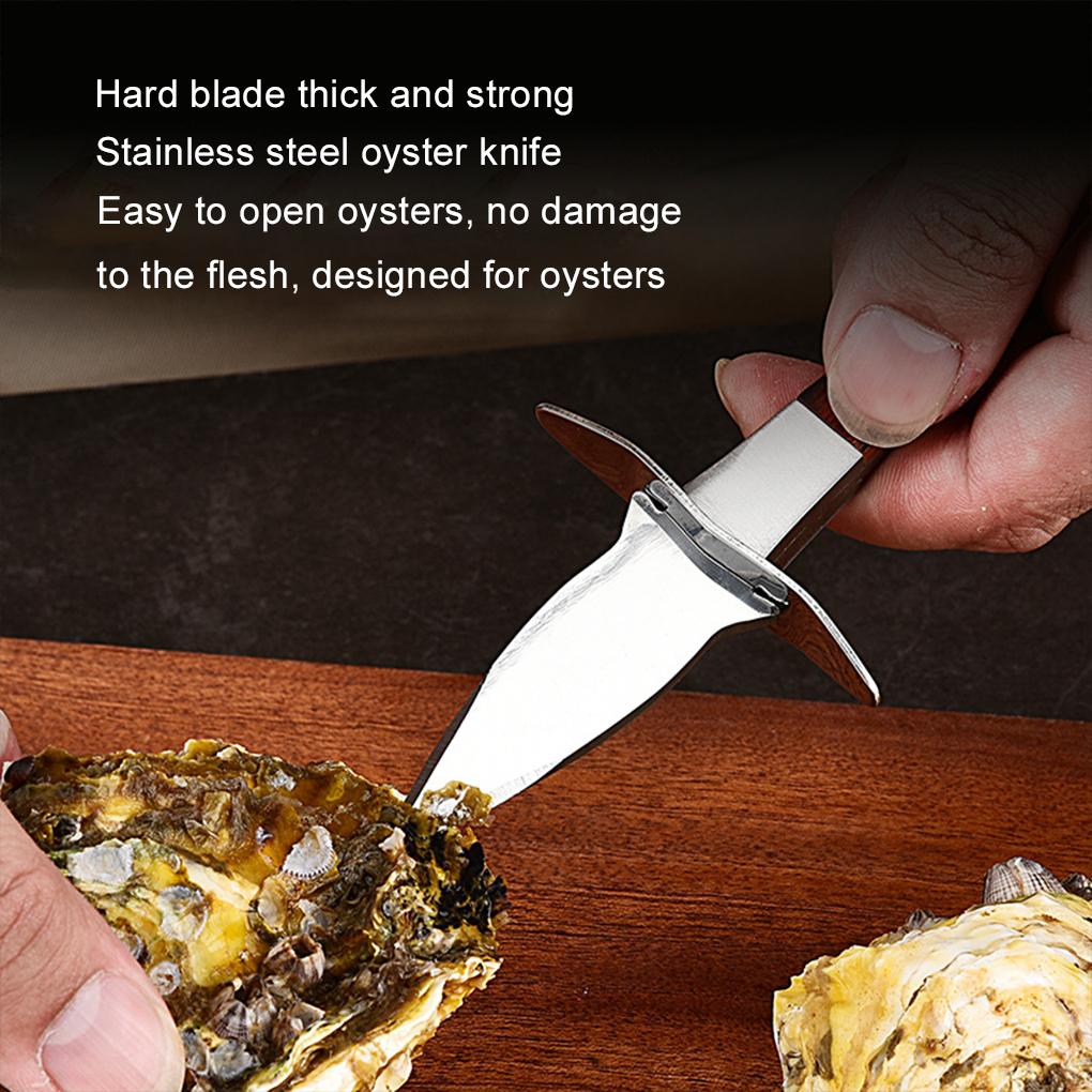 Stainless Steel Oysters Shucking Knife Easy Open Oysters Tool Oysters Knife Shucker Oysters Shucker