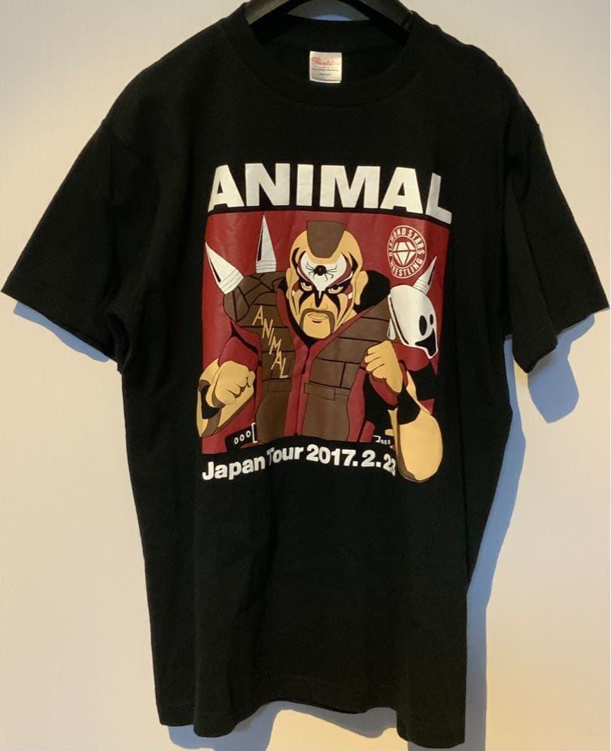 All Japan Pro Wrestling T-shirt Animal Warrior Road Warriors WWE S