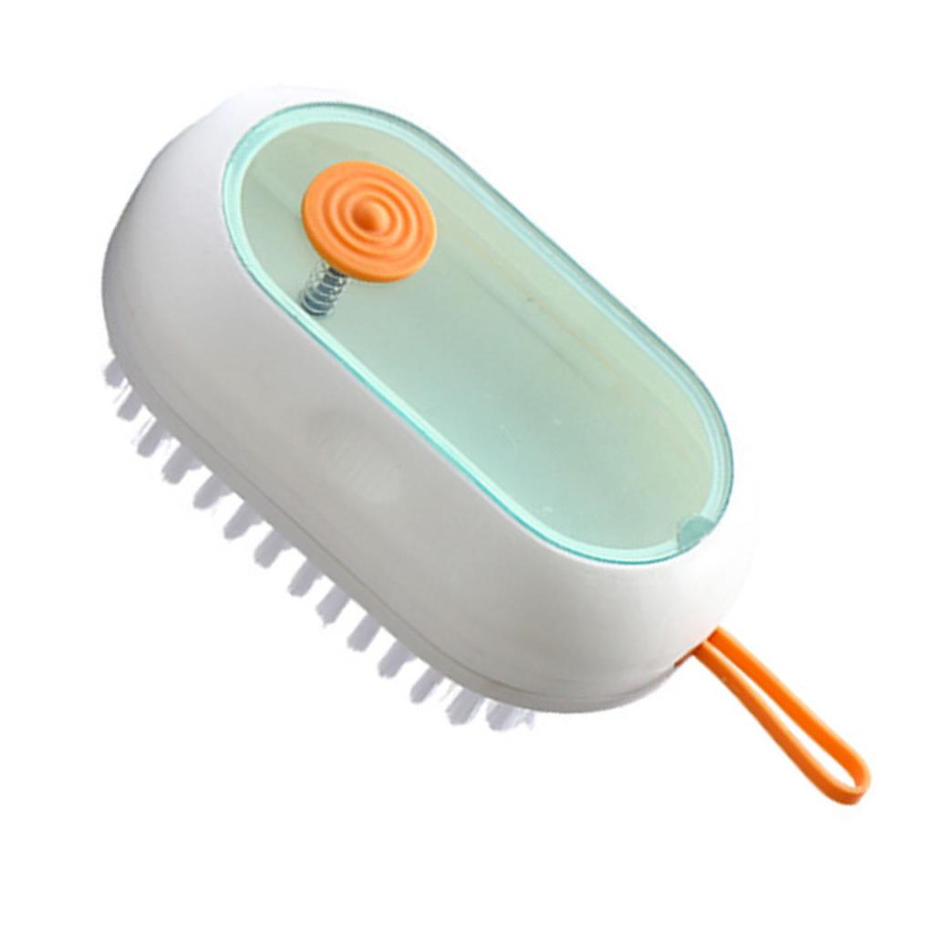 Soap Dispensing Scrub Brush Press Type Automatic Soap Dispensing Multifunction Shoes Cleaning Brush for Home Bathroom