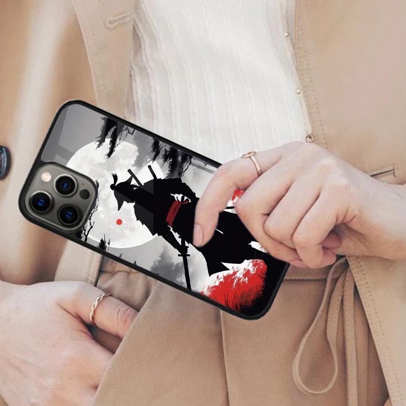 Japan Samurai Ninja Magnetische Handyhülle Für APPLE iPhone 17 Air 16 14 13 12 Pro Max 15 Plus Kabelloses Laden Mit MagSafe Abdeckung
