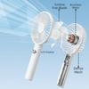 Handheld Mini Fan With Phone Holder LCD Display Desk Fan Portable Charging Fan