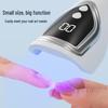 Five-Light Portable UV/LED Nail Curing Lamp with Screen Display, Quick-Drying Nail Tips, Handheld Spotlight Type