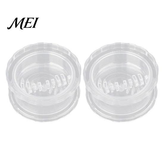 Manual Garlic Masher Mincer Tool, Multi-Purpose Rotating Press, Bite-Teeth Crushing Pickling Ingredient Chopper Structure Masher, Transparent Easy to A