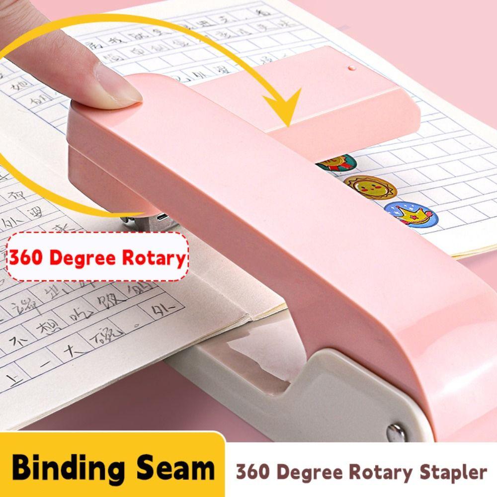Metal Long Stapler 360 Degree Rotary Heavy Duty Stapler Bookbinding Machine  Bookbinding Supplies