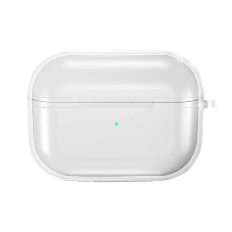 Compatible Transparent TPU Earphone Case for AirPods 4th Generation & AirPods Pro 2nd Generation