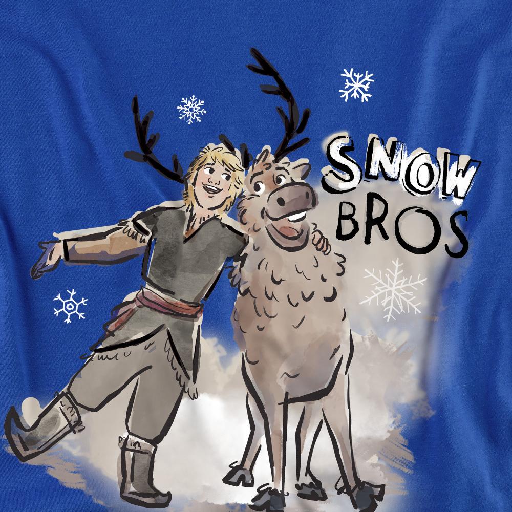 frozen Unisex Adult Snow Bros Kristoff Sven T-Shirt