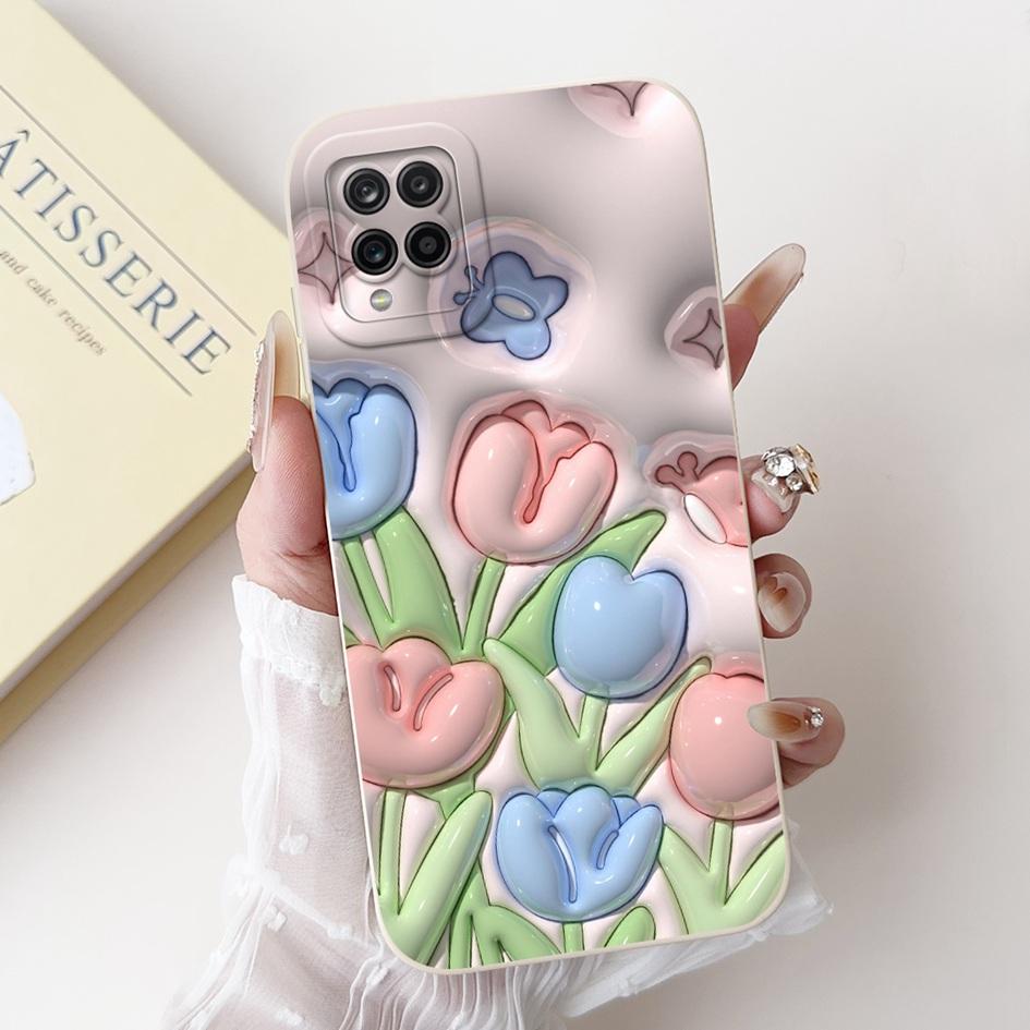 Per Samsung A12 Custodia Galaxy M12 5G SM-M127F SM-A125F Custodia per Telefono in Silicone Carina Cartoon Paraurti Antiurto Per SamsungA12 F12 Copertura