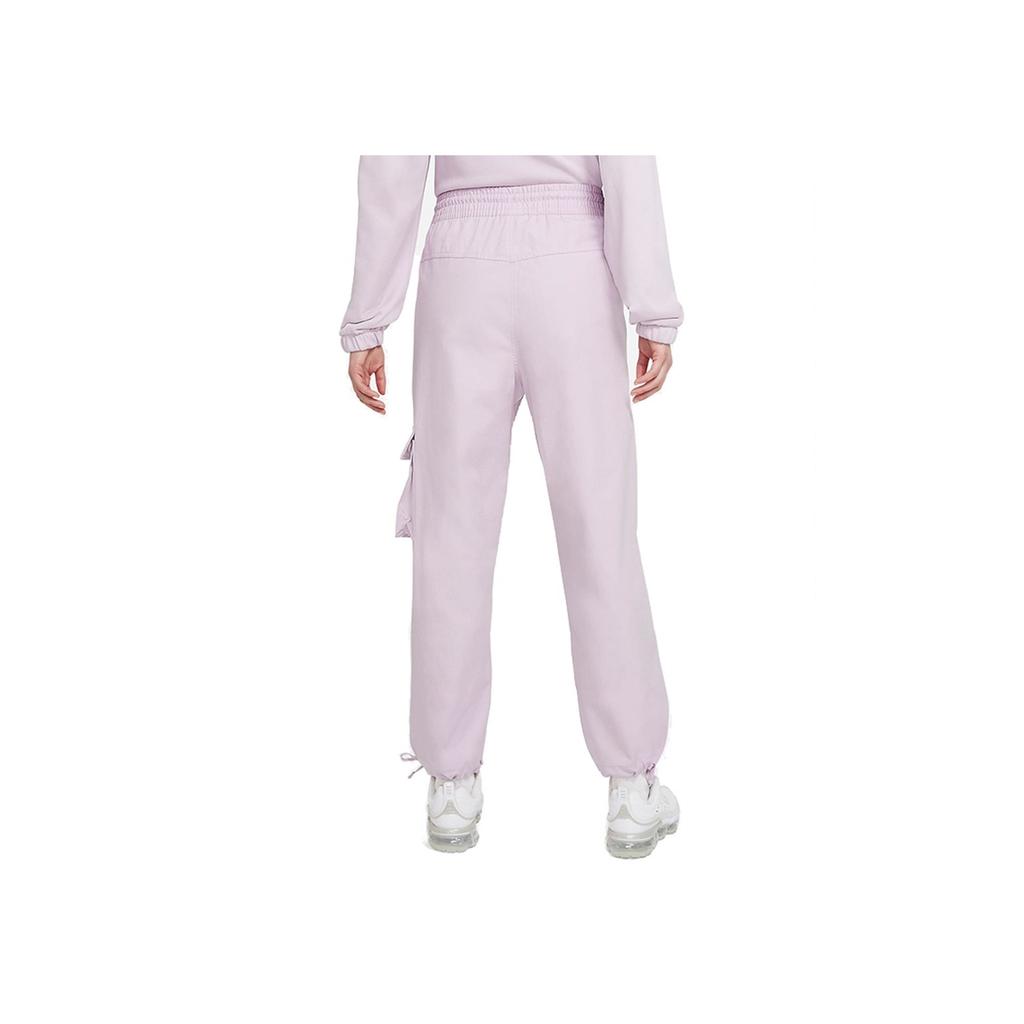 Nike Solid Color Pocket Knit Sports Pants Women Bottoms Pink CZ9331-576