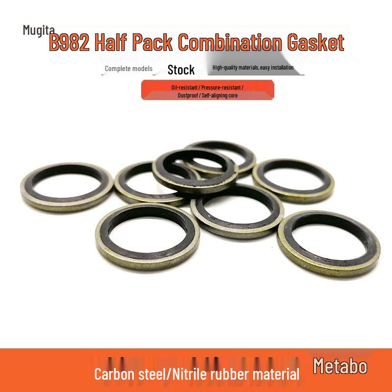 JB982-77 High-Pressure Oil Pipe Seal Ring & Gasket O-ring. Half-Moon Inner Diameter 10mm