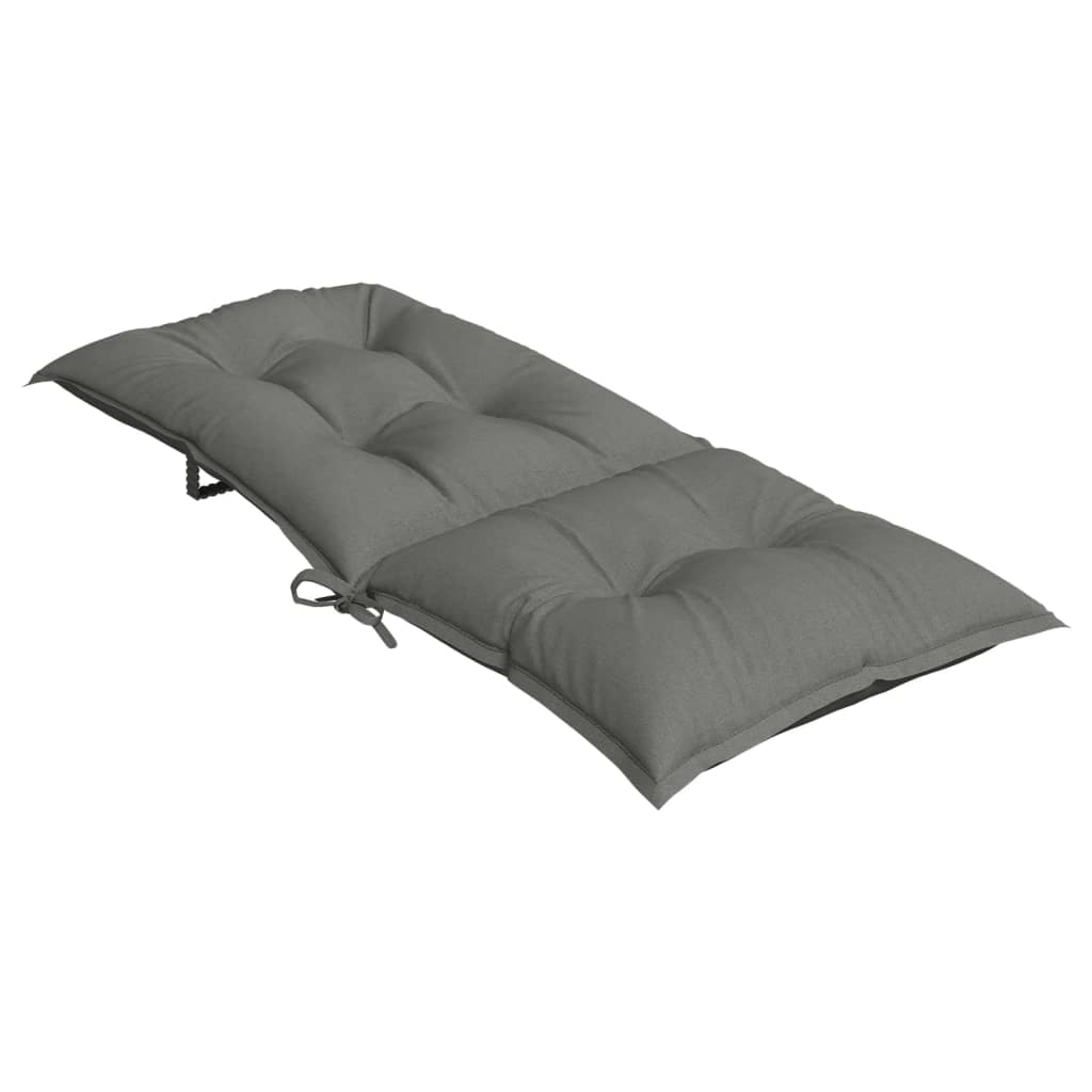 Hochlehner Cushions 6 pcs Dark Grey Melange 120 x 50 x 7 cm Fabric