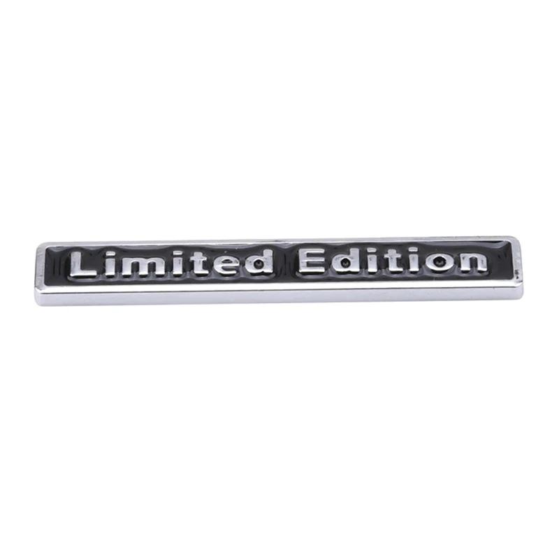 3D Chrome Metal Sticker Car Accessories Sticker Limited Edition Badge Car Decal Sticker For Car Styling Word Letter Sticker