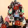 Merry Christmas Greeting Cards New Year 2025 Blessing Postcard Navidad Foldable Greeting Cards Xmas Tree Party Hanging Decor