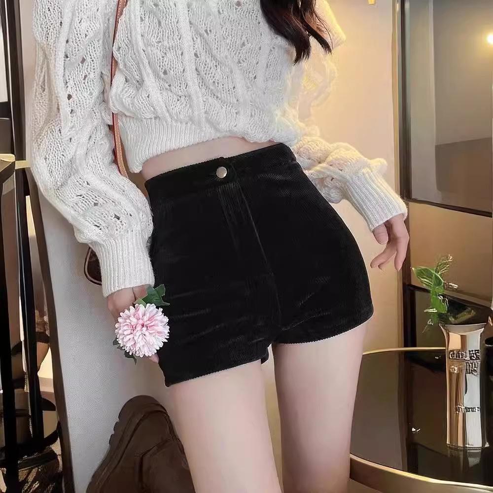 Women's High-Waist Black Slim Fit Casual Boot Pants for Autumn/Winter 2023