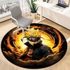 1 Stück Naruto Stuhlteppich für das Büro, rutschfest, maschinenwaschbarer Teppich für das Büro, Raum-Urlaubsdekoration für Weihnachten, Geburtstag, Polyester