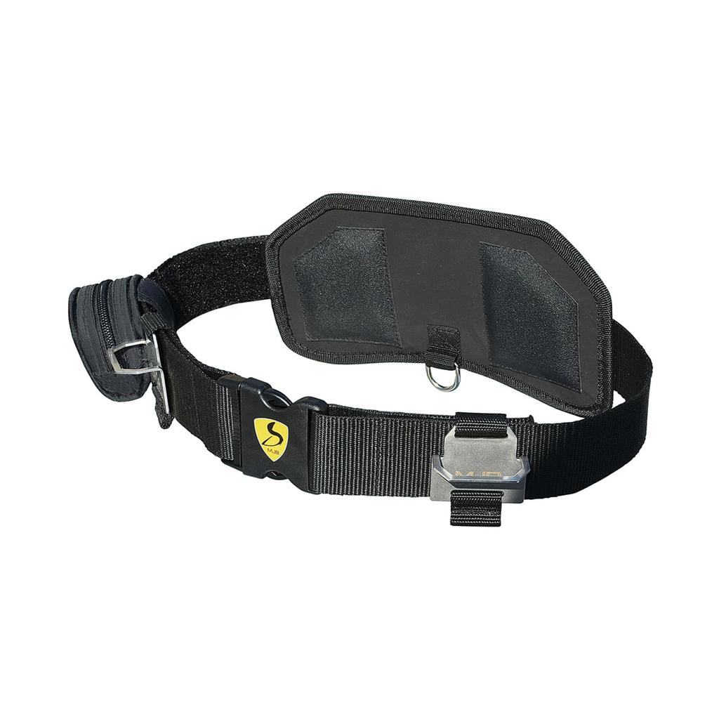 Pasek Wspierający Shimotsuke Ayu, Czarny x Złoty, Duży, Talia 85-120 cm