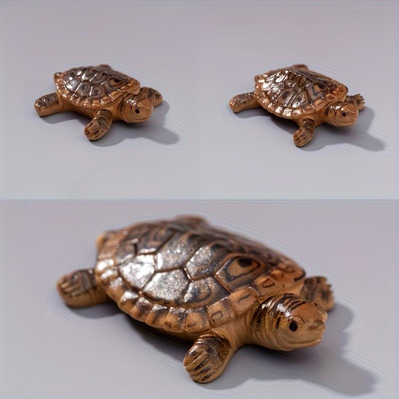 Schattige Schildpadden Familie Drijvers, Mini Aquarium Decoratie voor Vijver Vis Tank, Levensgetrouwe Drijvende Versiering, Cadeau voor Schildpad Liefhebber