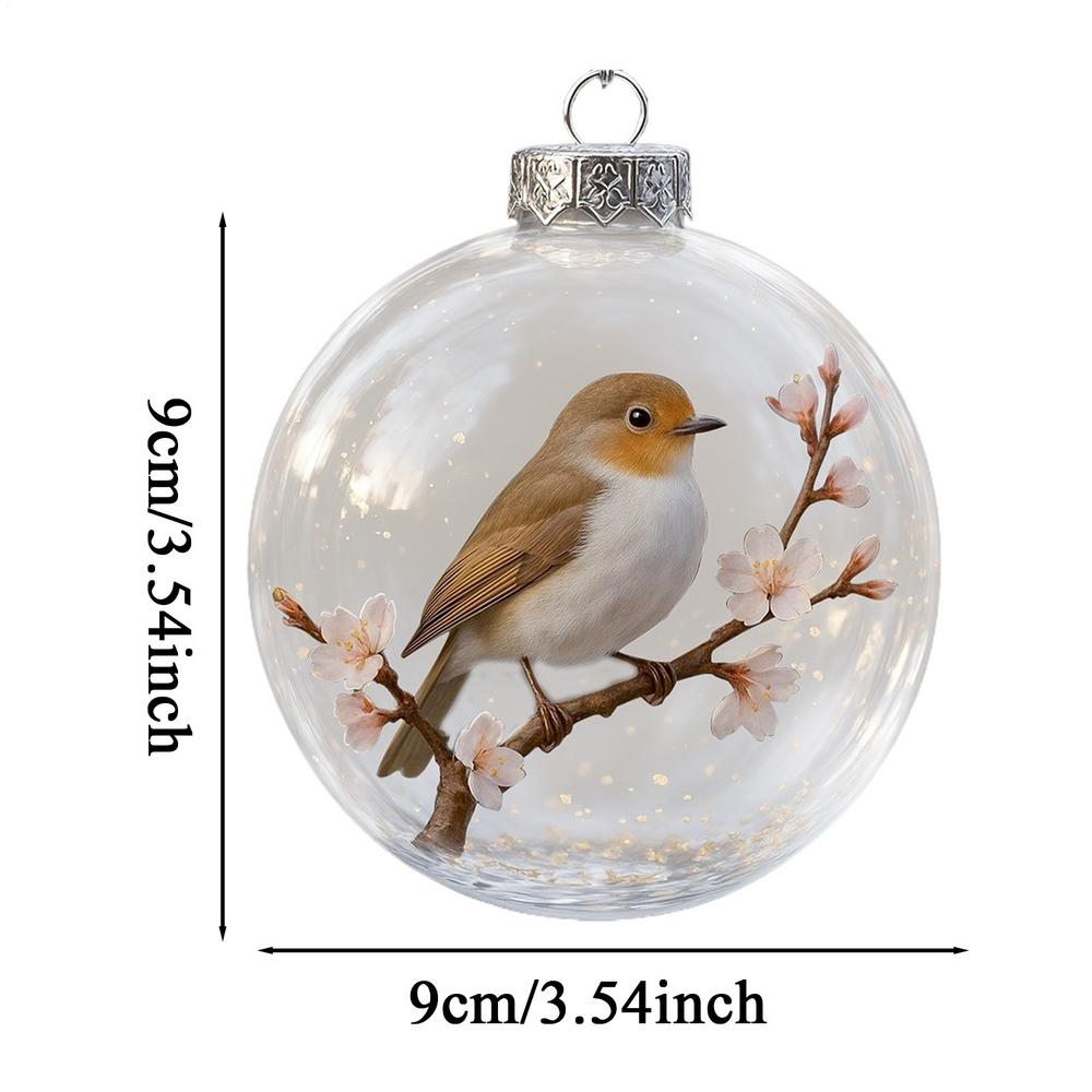 

Bird Christmas Ball Ornaments Artificial Portable Home Decor Fake Tree Decoration Ornaments for Pendants Christmas Thanksgiving