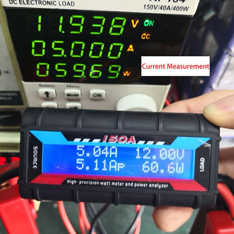 150A/200A Solar Energy Tester With Photovoltaic Connector Power Meter Rc Model Aircraft Power Meter Analyzer Current Power Meter