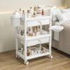 Mehrschichtiger Beauty-Salon- und Pflegewagen mit Schublade