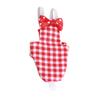 Bird Diaper Adjustable Red Grid Pattern Parrots Pilot Suit for Macaw Budgies ParakeetXS Red Grid