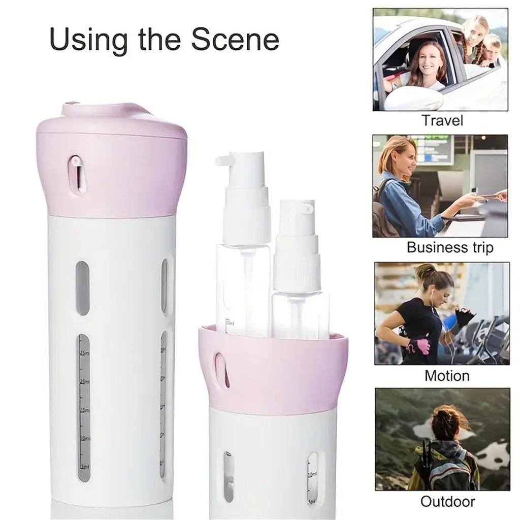 Travel Refill Bottle Set 4 In 1 Portable Cosmetics Lotion Perfume Refill Empty Bottle for