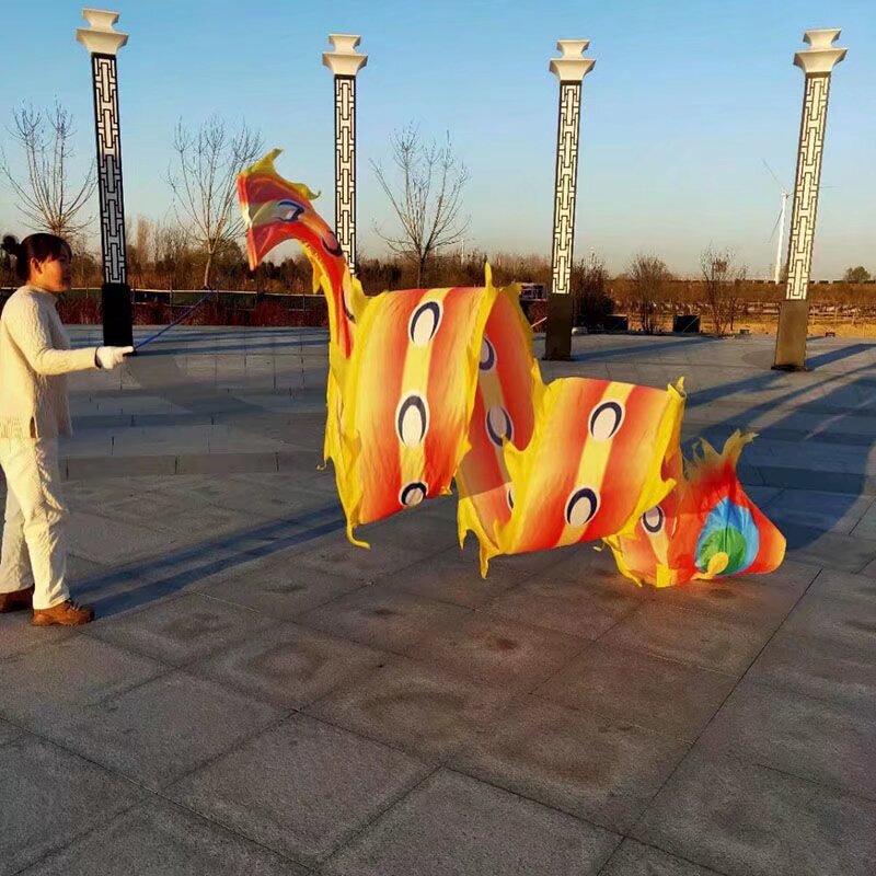 OuJian Dragon Phoenix Dance Ribbon