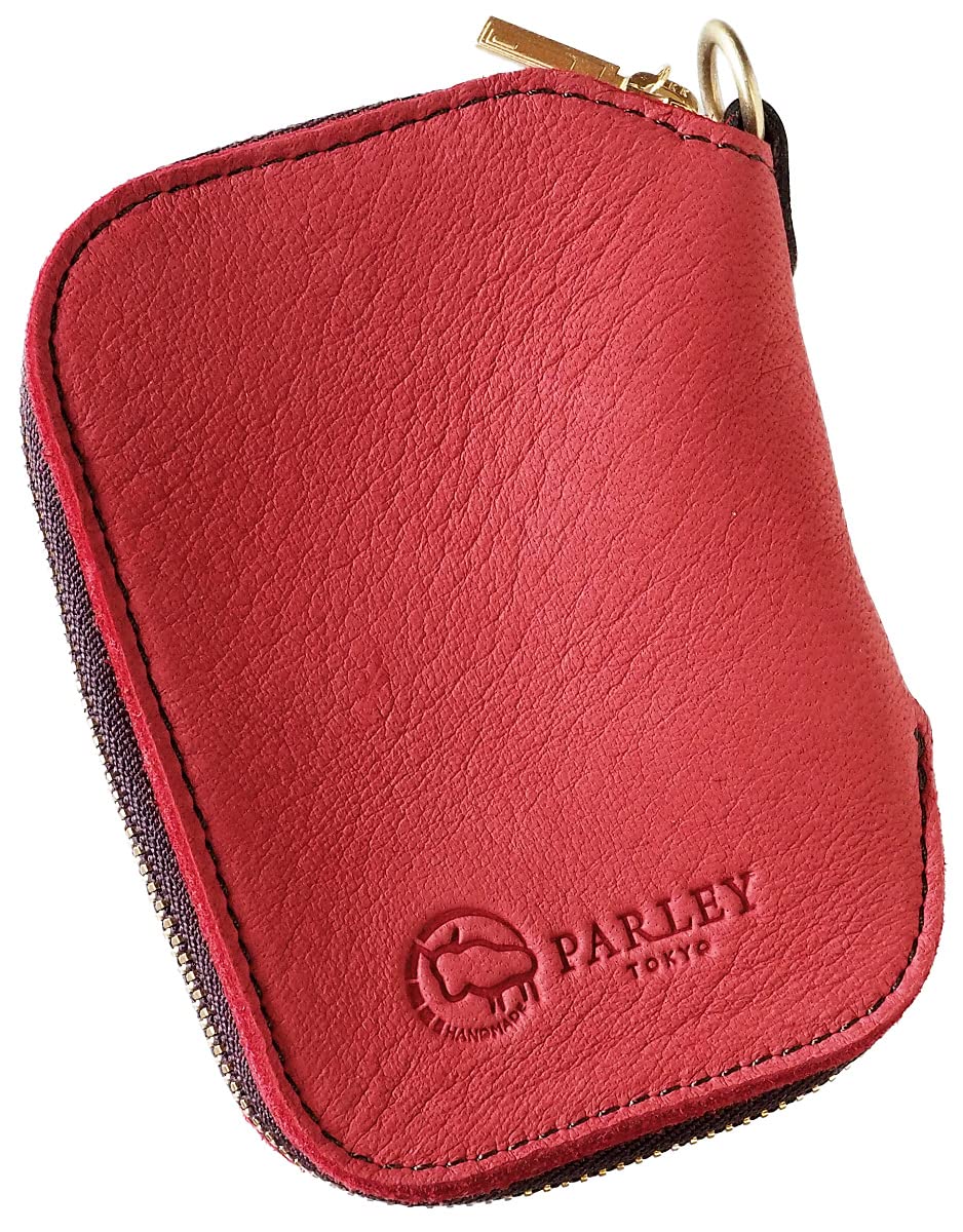 

Мастерская Parley Smart Key Case Key Case унисекс красный хранение 2 смарт до 3 штук может быть мини кошелек [Кожа PARLEY] «ELK» мужской женский [FE-68]