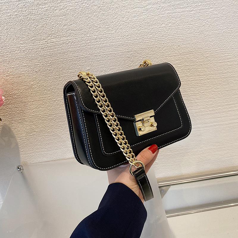 Retro Tasche Damen Umhängetasche Kettentasche Damen Tasche Frühling und Sommer neue Schultertasche kleine Tasche vielseitige kleine quadratische Tasche