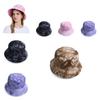 Cotton Summer Tie Dyeing Fisherman Hat With Wide Brim Sun Protection For Outdoor Activities