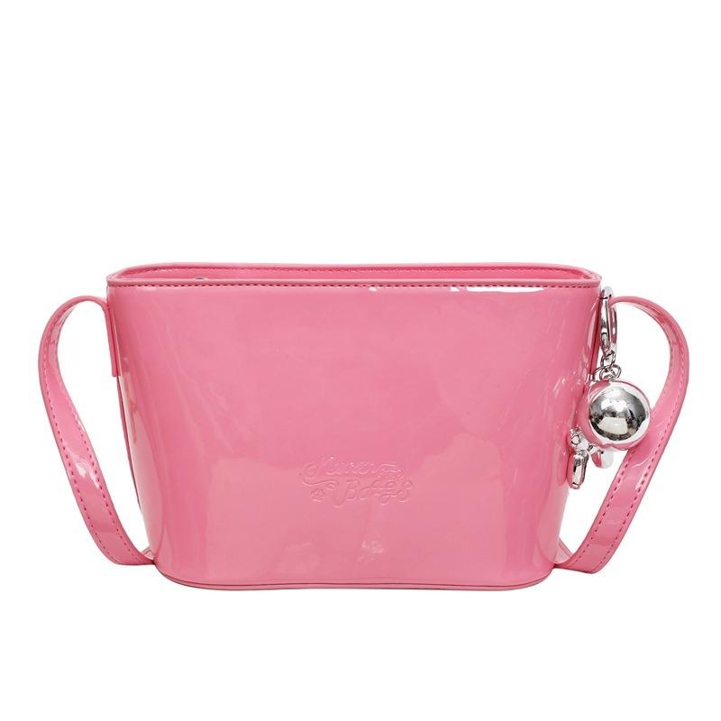 

Retro mother and child bag women s new high-end texture versatile bucket bag niche design shoulder messenger bag розовый