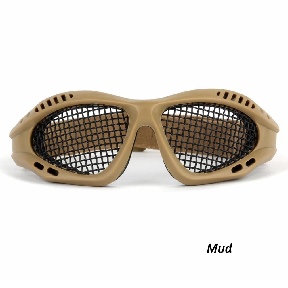 High Quality Hunting Tactical Paintball Goggles Eyewear Steel Wire Mesh Airsoft Net Glasses Shock Resistance Eye Game Protector