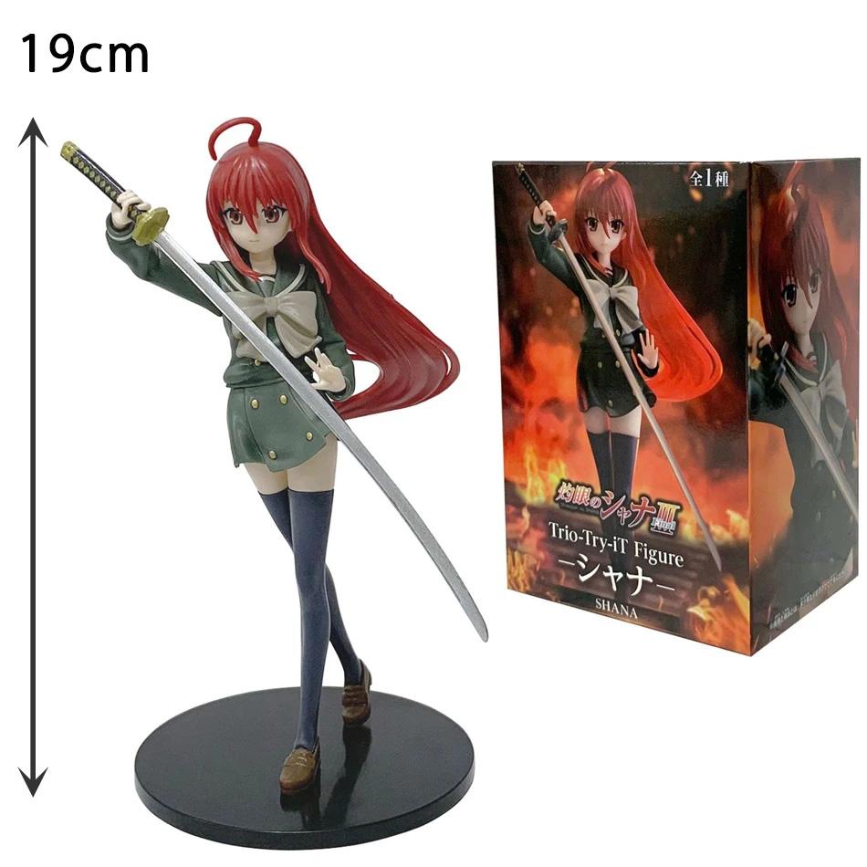 Anime Shakugan no Shana Shana Figure Action Figures Pvc Model Collection Ornament Dolls Toy Festival Kid Gifts In Stock