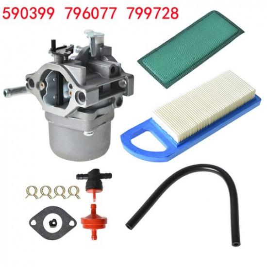 

590399 796077 Carburetor Kit With Air Filter For 21A902 21A907 21A707 Engine New