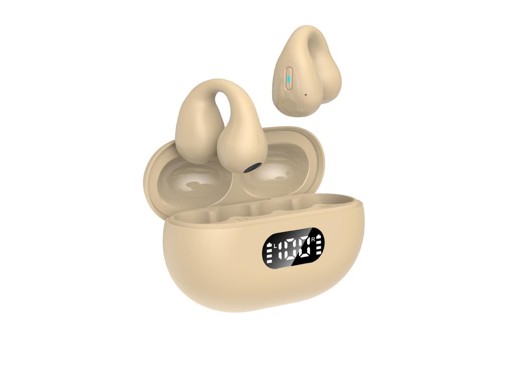 Wireless Ear Clip Bluetooth Headset Ear Clip Headset Tws Air Conduction Tws Bluetooth Headset Digital Display Ear Clip Type