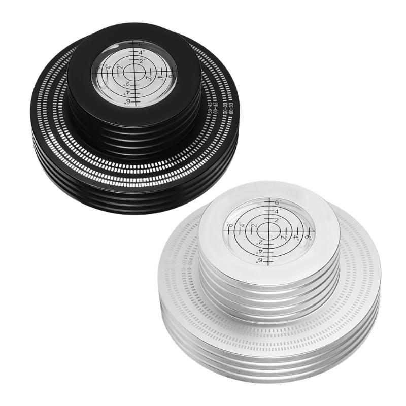AntiSlip 50/60Hz Record Stabilizer Record Weight With Integrated Bubble Level For Improved Music Performances Quality
