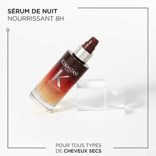 Sérum de Nuit - KERASTASE - NUTRITIVE - 90mL - Cheveux Secs - Nourrissant