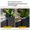 1Pcs Ip65 Waterproof Solar Fence Lamp Solar Led Light Post Cap Lights Led Fence Lighting Fence Warm White Home Garden Decoration
