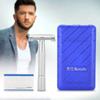Manual Mens Razor Classic Straight Double Edge Blade Beard Shaver with Case