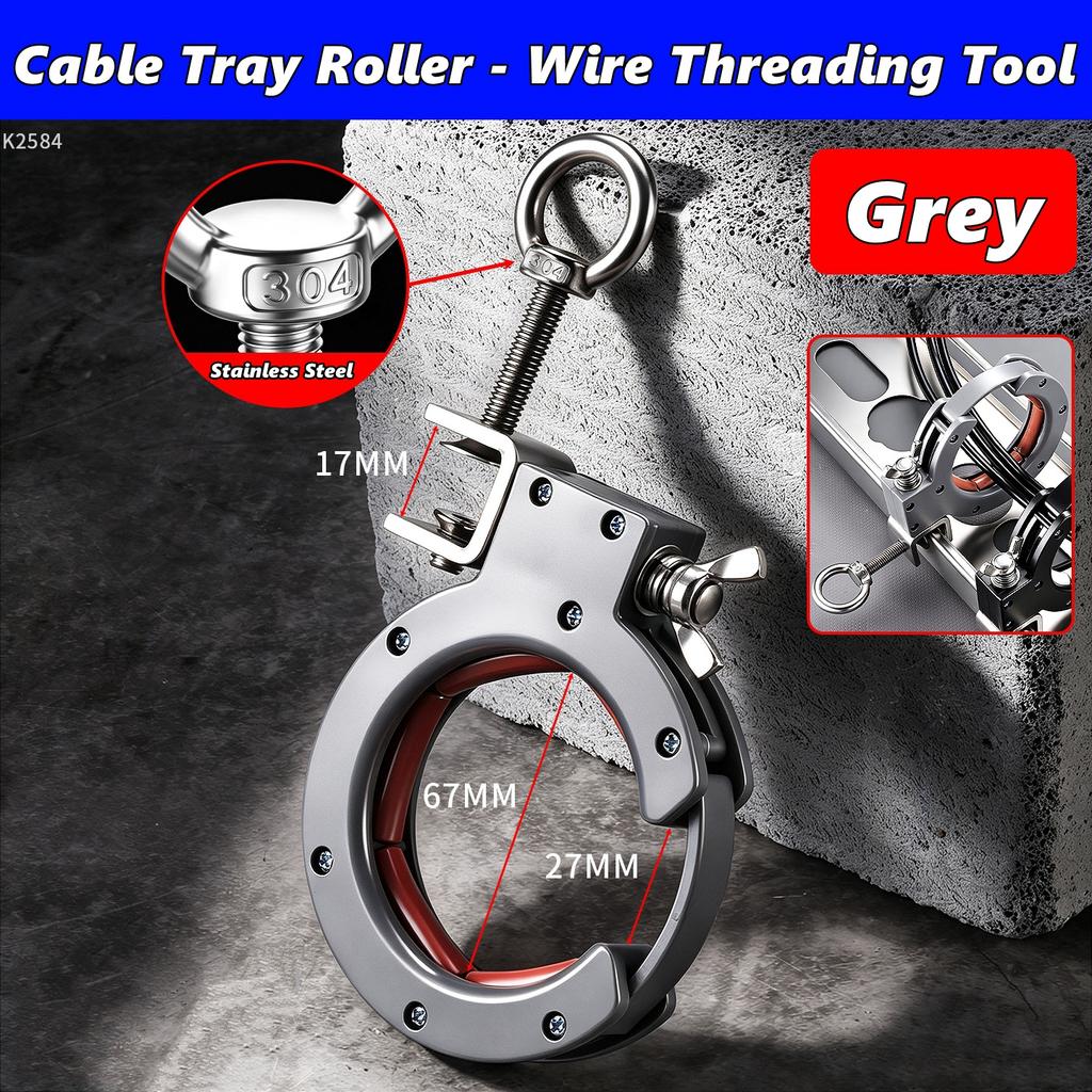 Xiaomi Adjustable Cable Tray Roller Laying Auxiliary Pulley Wire Threading Tool Comprehensive Wiring Construction Auxiliary Tool