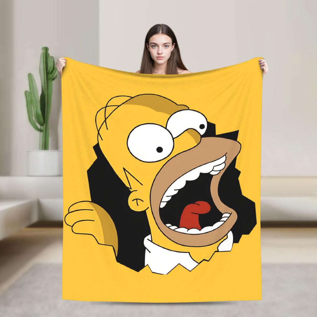 Homer Simpsoneds Blanket Multiple Sizes Super Soft and Warm Multiple Sizes Throw Blankets for Couch Sofa and Bed