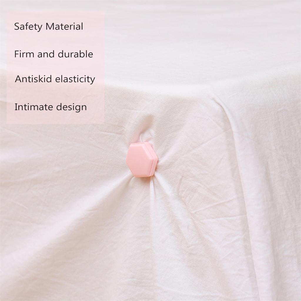 Buy 4/8Pcs/Set Bed Sheet Grippers Clip Bed Sheet Fixed Grippers Clip